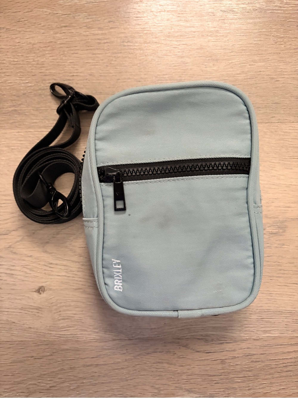 Brixley Men's Light Blue Crossbody Pouch